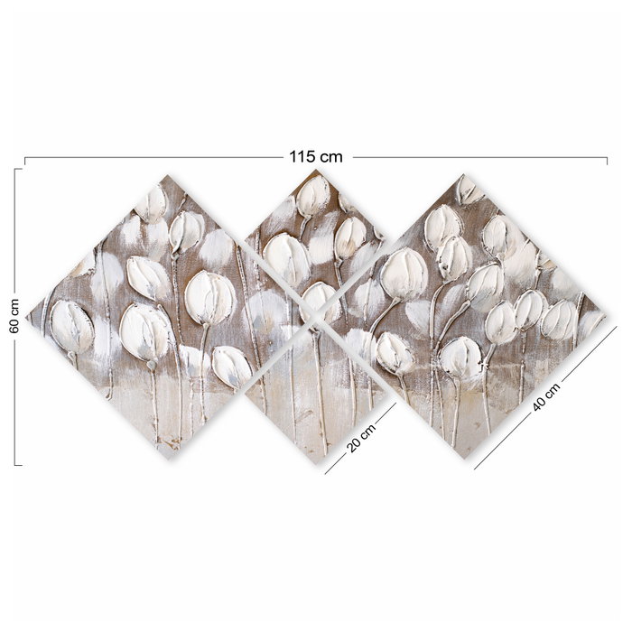 Wallity Conjunto de 4 Cuadros Decorativos de MDF Multicolor Wallity Conjunto de 4 Cuadros Decorativos de MDF Multicolor